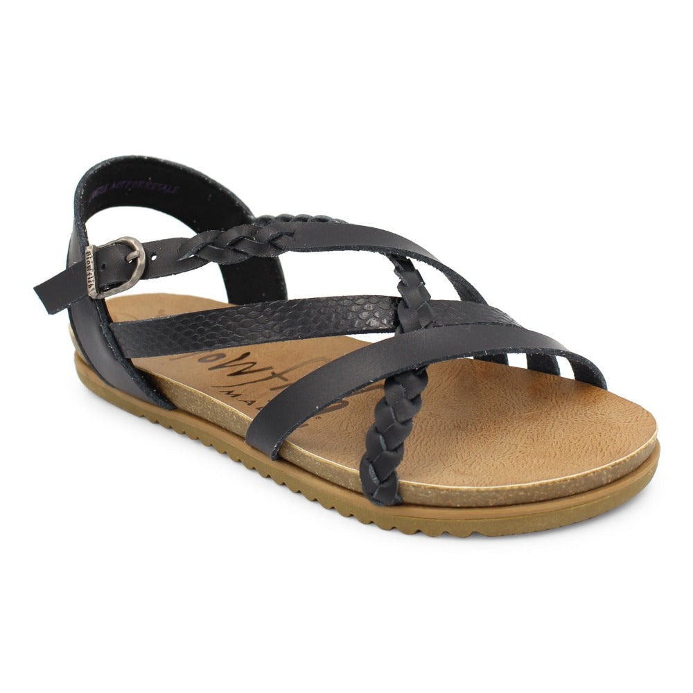 Vegan Sandals Blowfish Maddi Black The Grinning Goat