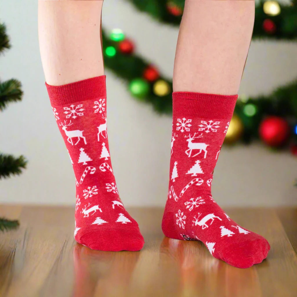 Holiday Crew Socks - Women's 5-9