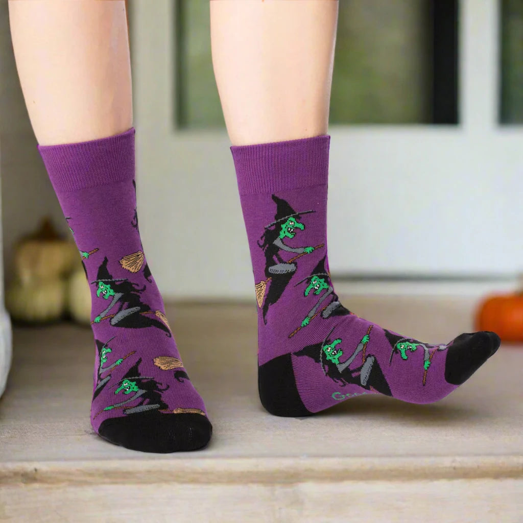 Witch Crew Socks - Women's 5-9