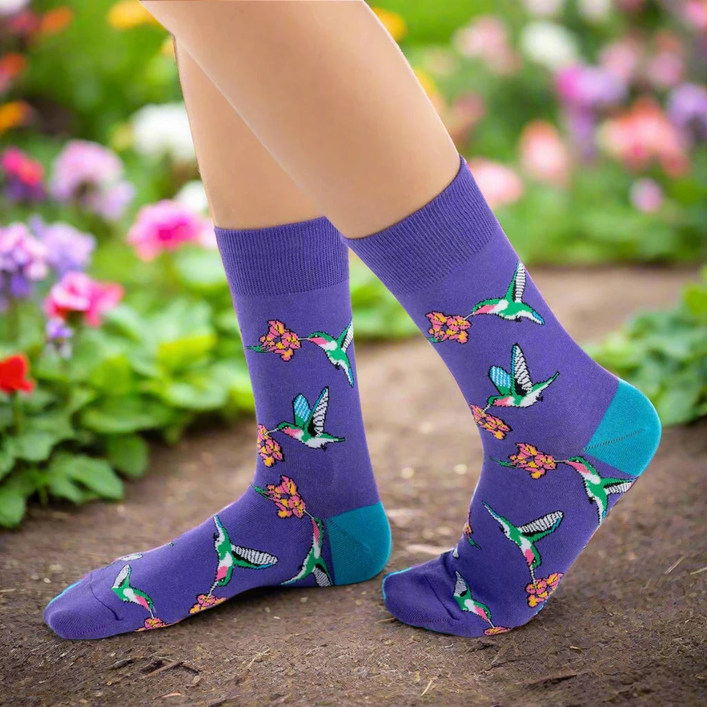 Hummingbirds Socks - Women's 5-9