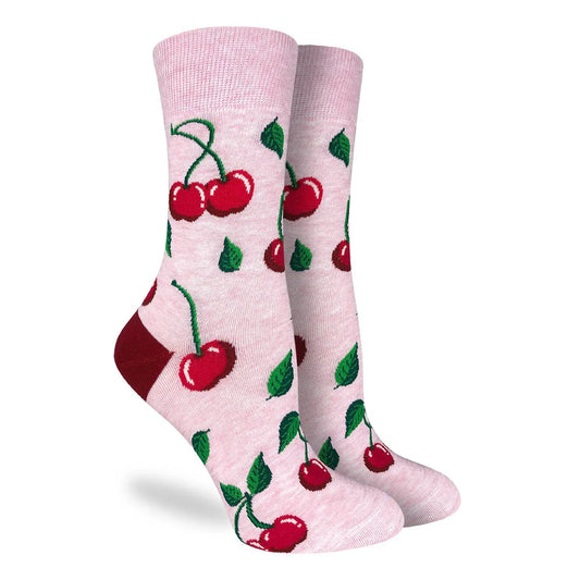 Cherries Crew Socks - Women's 5-9