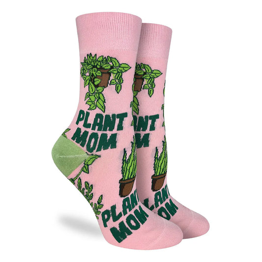 Plant Mom Crew Socks - Women's 5-9