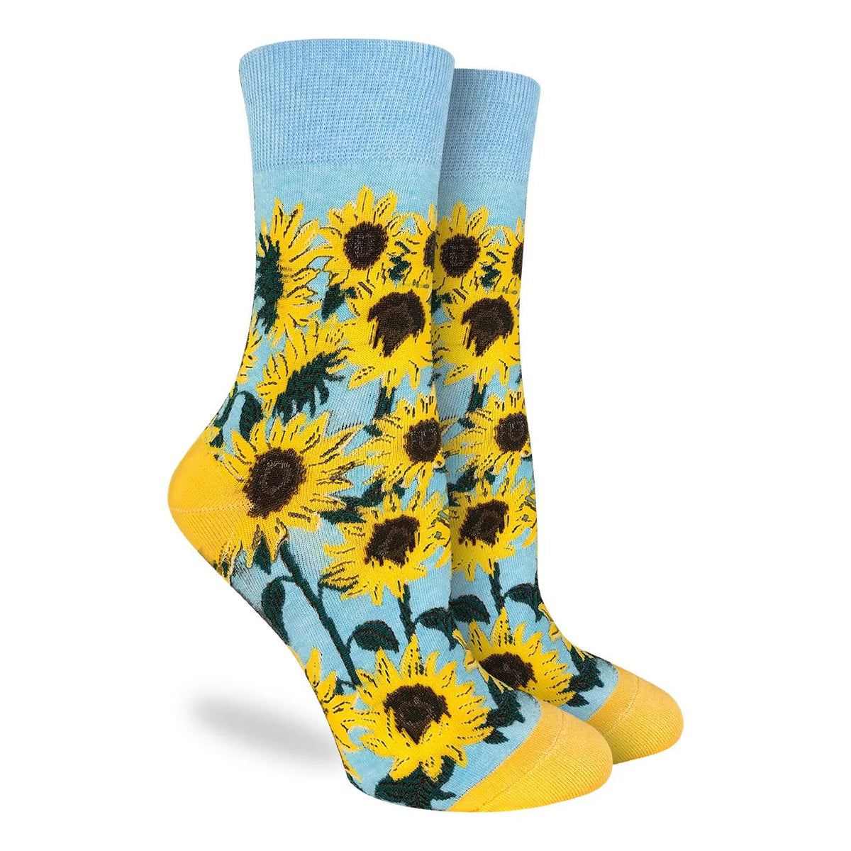 Sunflowers Crew Socks - Women's 5-9