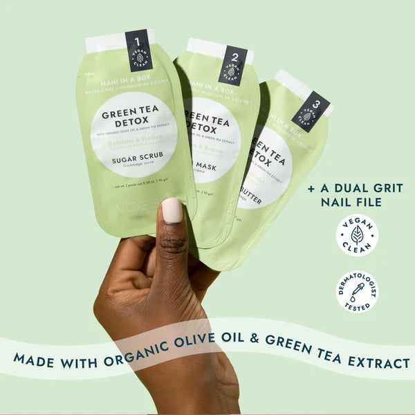 Mani Moments Green Tea Detox Manicure Kit