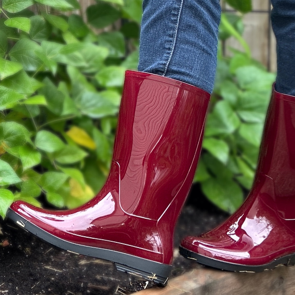 Heidi 2 Rain Boots - Red