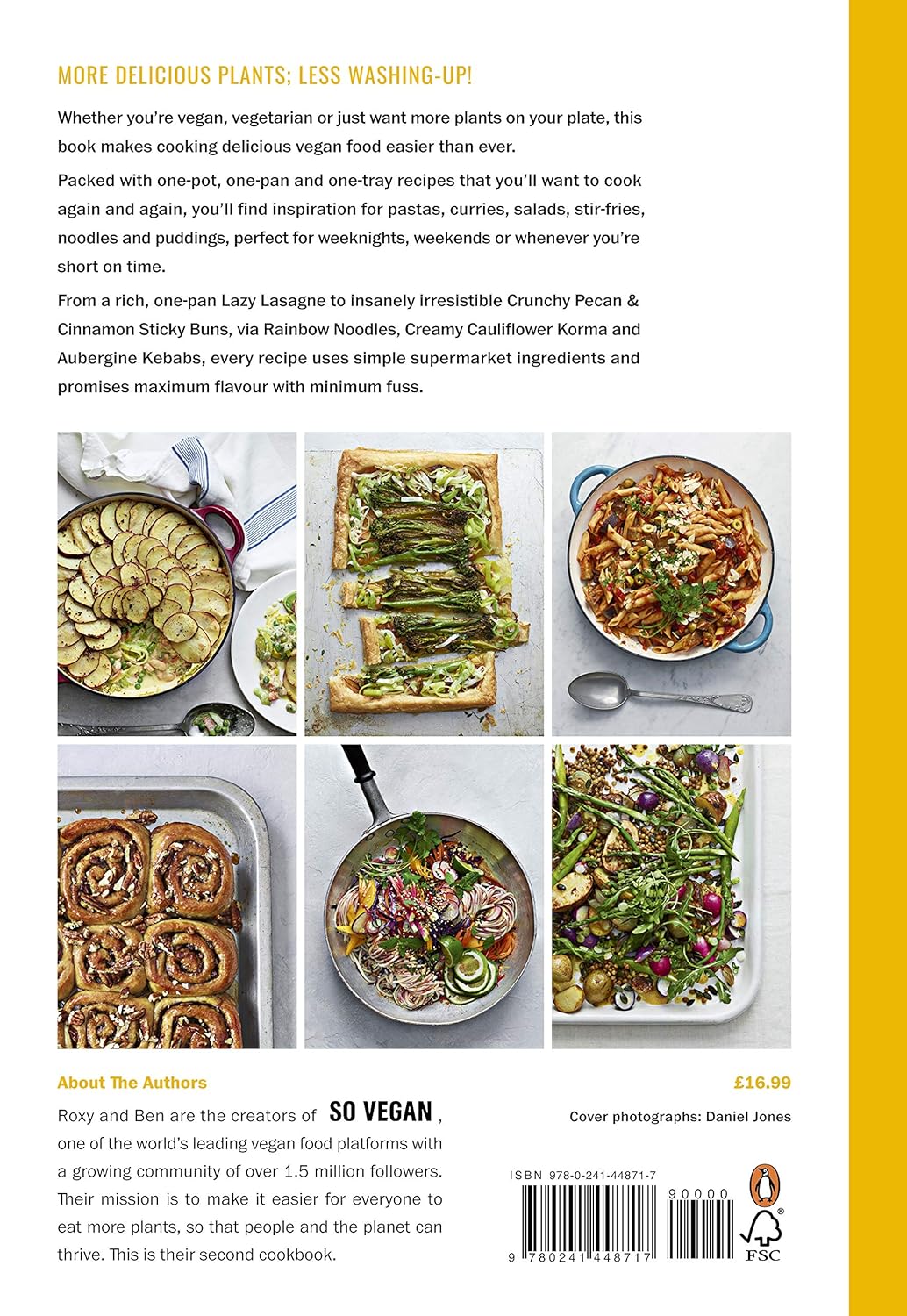 One Pot Vegan 80 quick, easy and delicious plant-based recipes from the creators of SO VEGAN by Roxy Pope & Ben Pook (Hardcover)