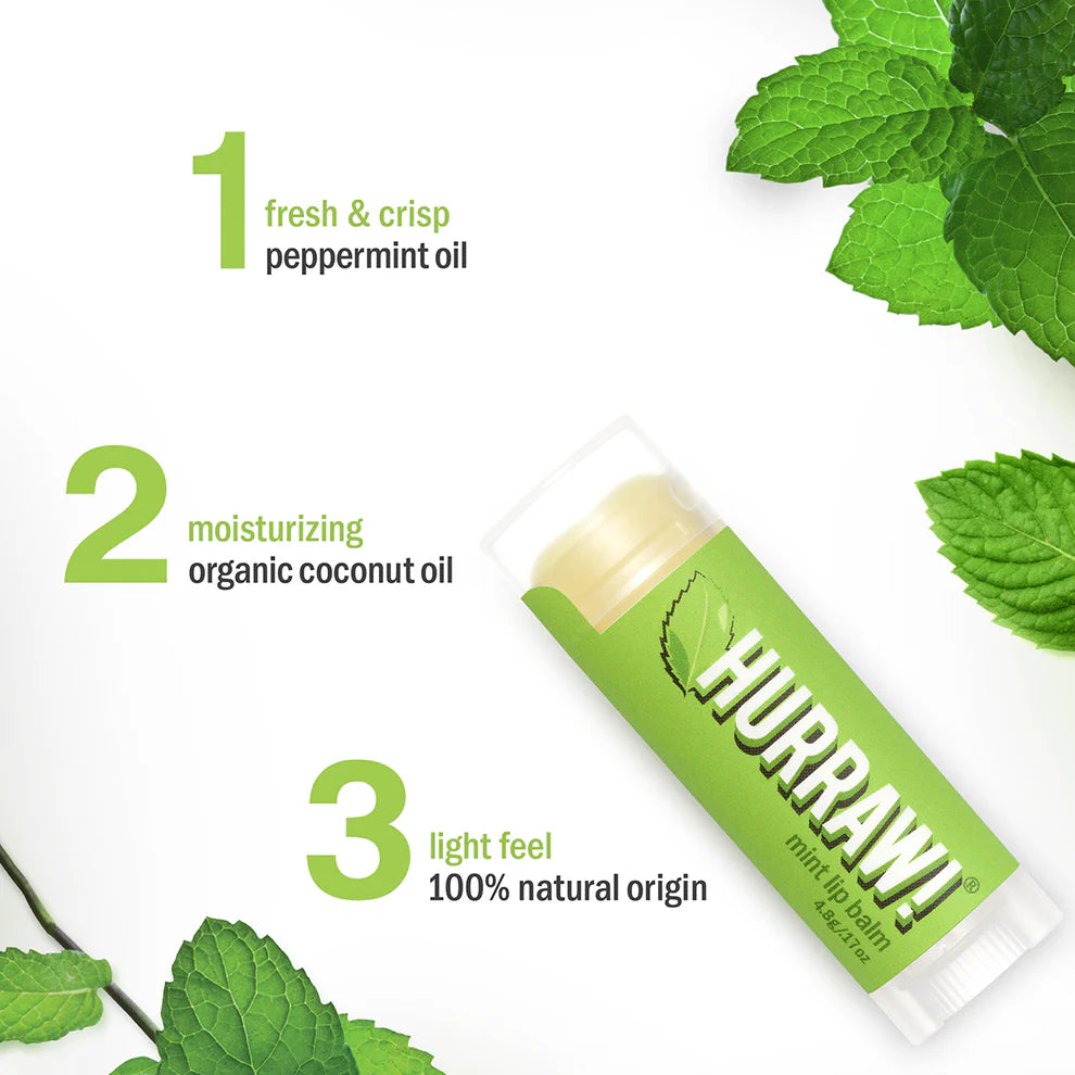 Hurraw! Lip Balms (5 for $25)