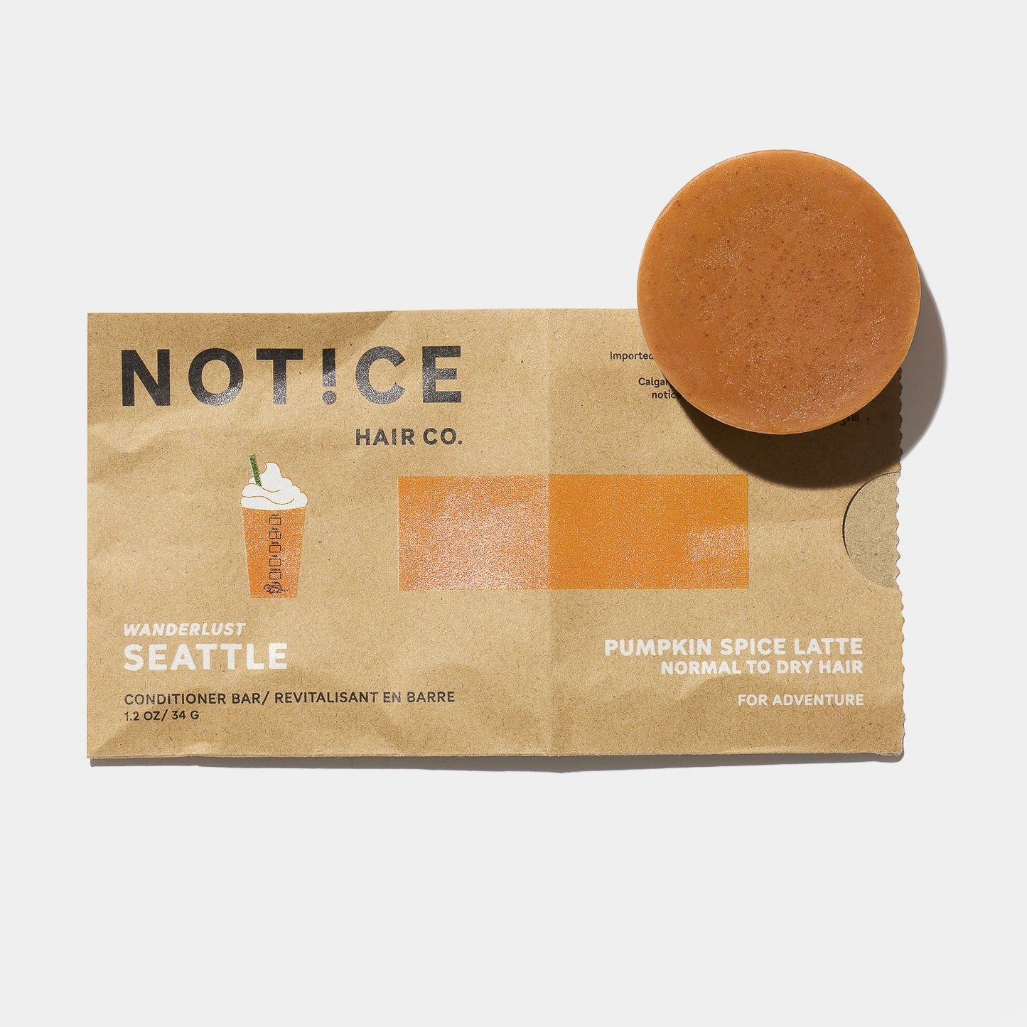 (NEW) Seattle Conditioner Bar (Pumpkin Spice)