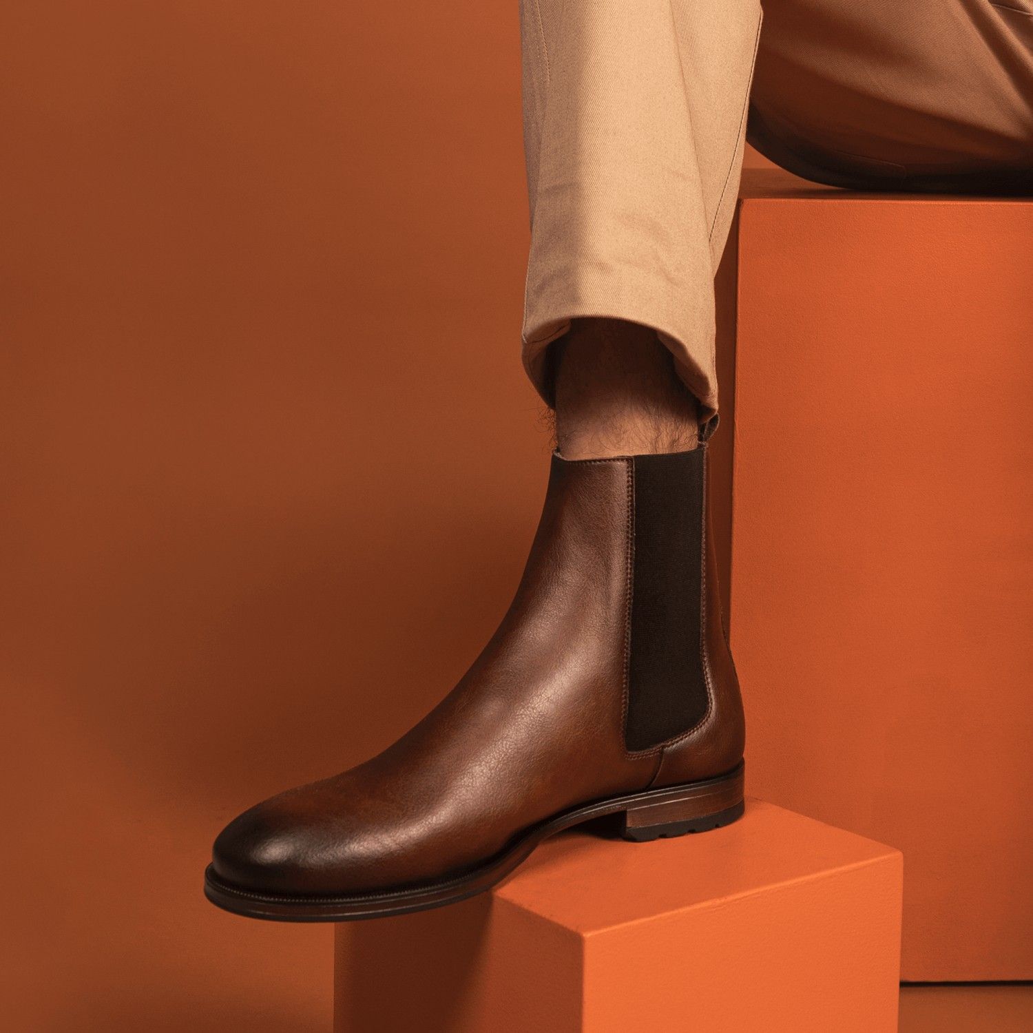 Brown vegan sale chelsea boots