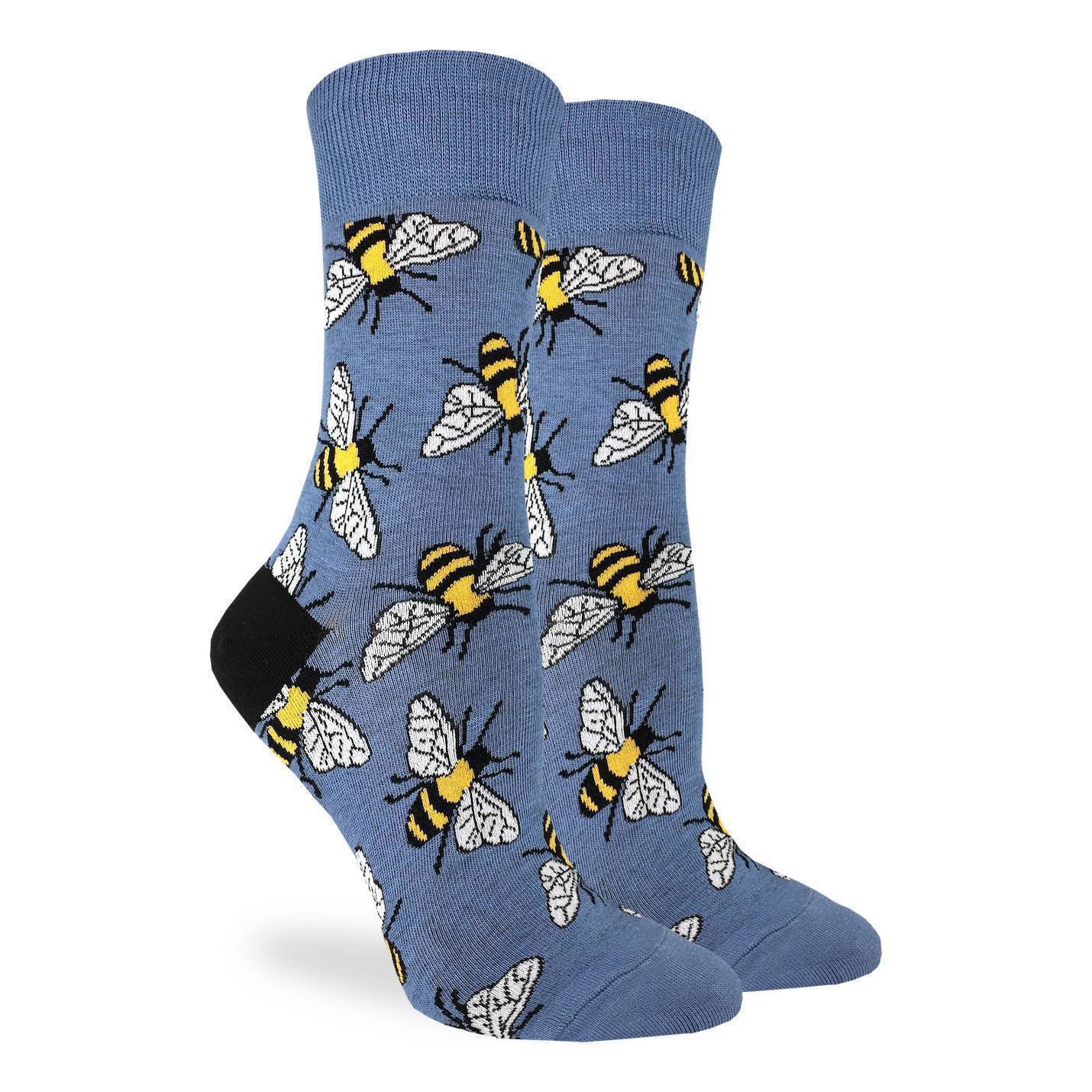 Bees Crew Socks - Women's 5-9 - The Grinning Goat