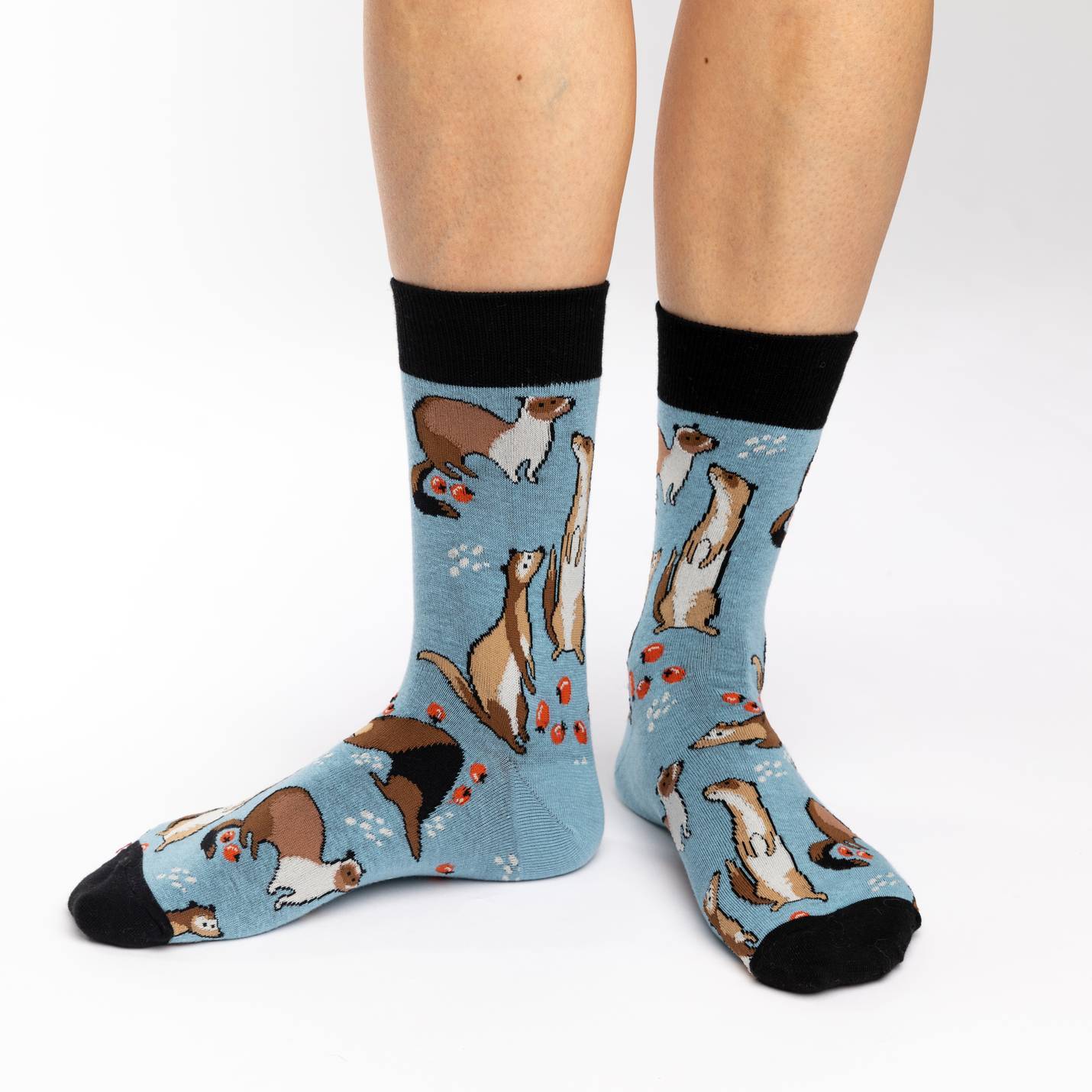 Ferrets Crew Socks - Women's 5-9