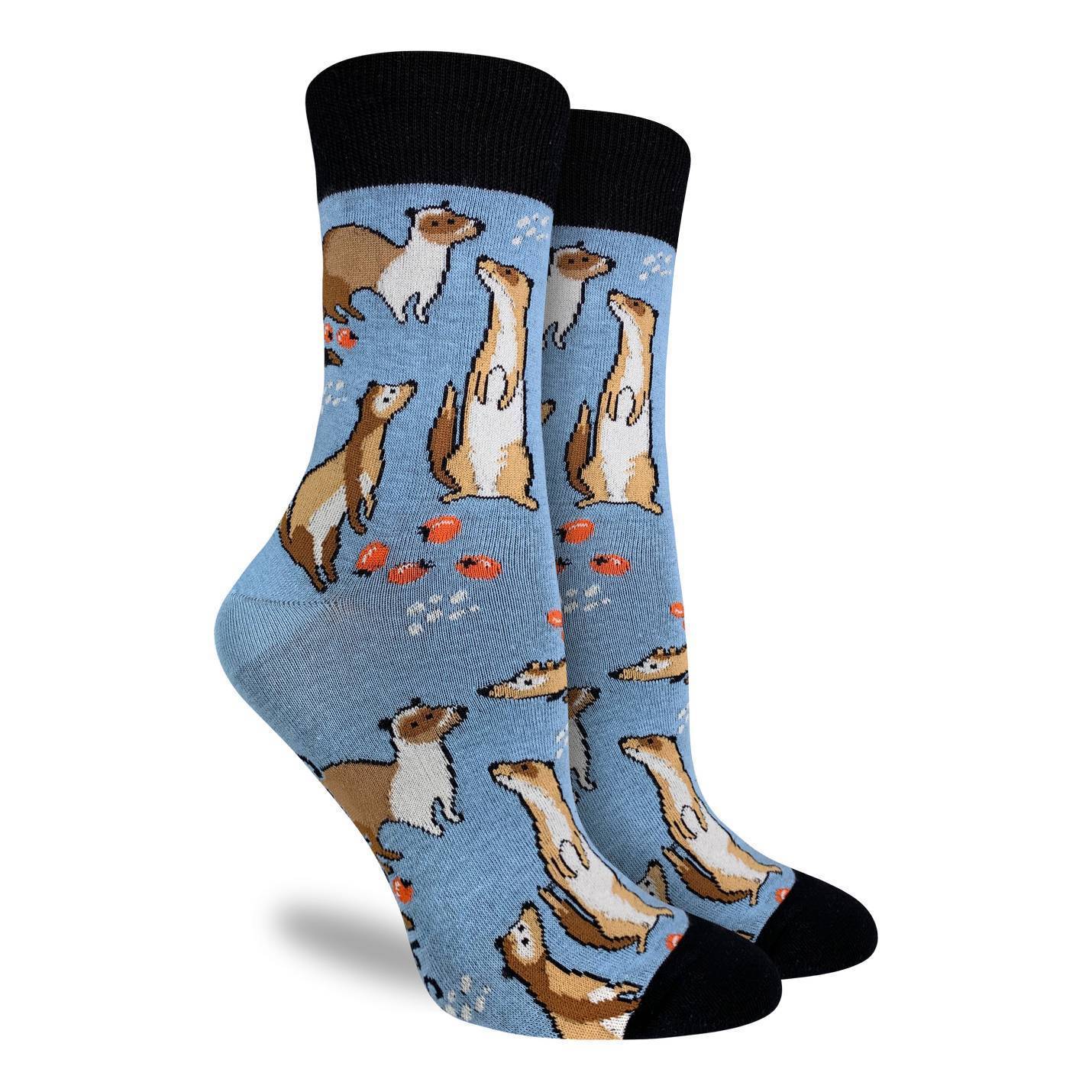 Ferrets Crew Socks - Women's 5-9