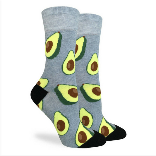 Avocados Crew Socks - Women's 5-9 - The Grinning Goat