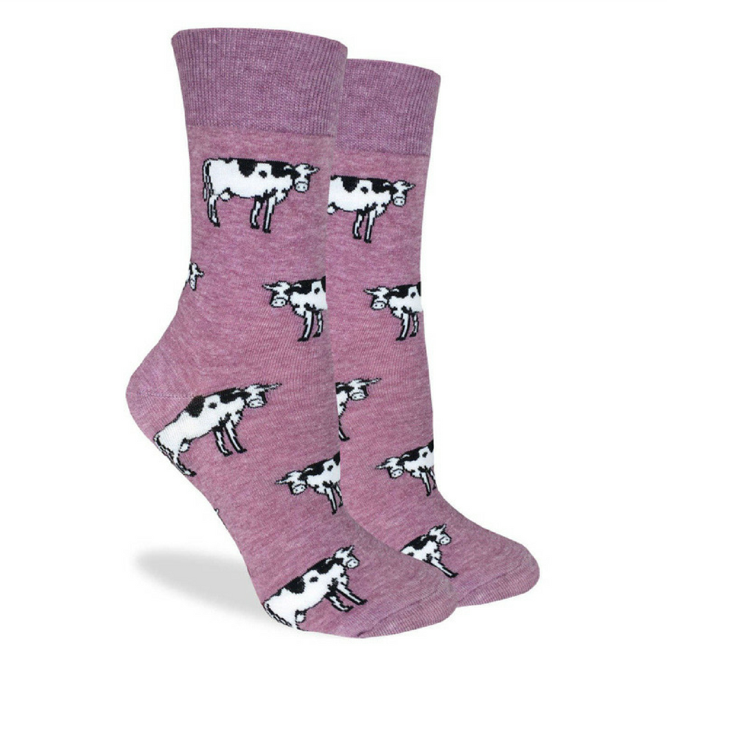 Cow Crew Socks - The Grinning Goat